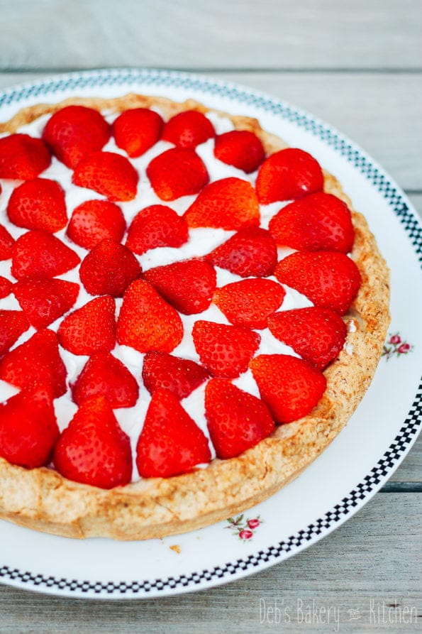 aardbeien mascarponetaartje