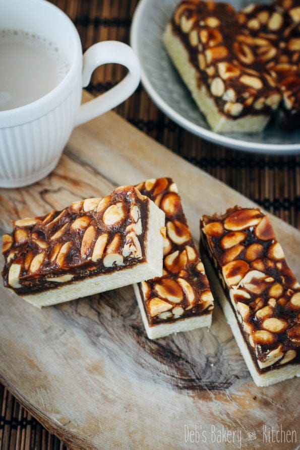 peanut caramel bars