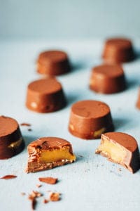 chocolaatjes met karamel