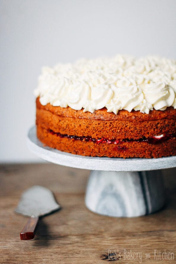 maanzaadcake met olijfolie