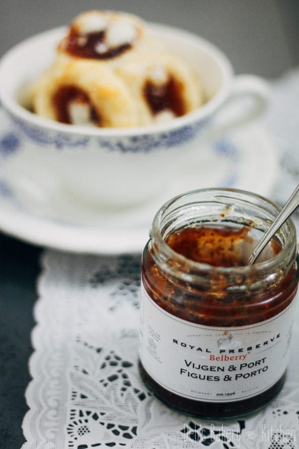 geitenkaaskoekjes met confiture