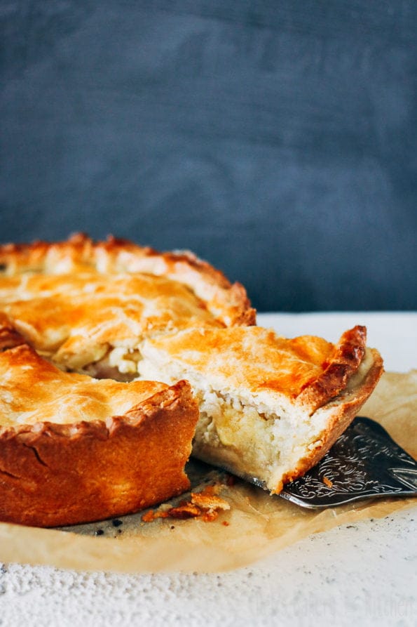 Torta di mele e pere