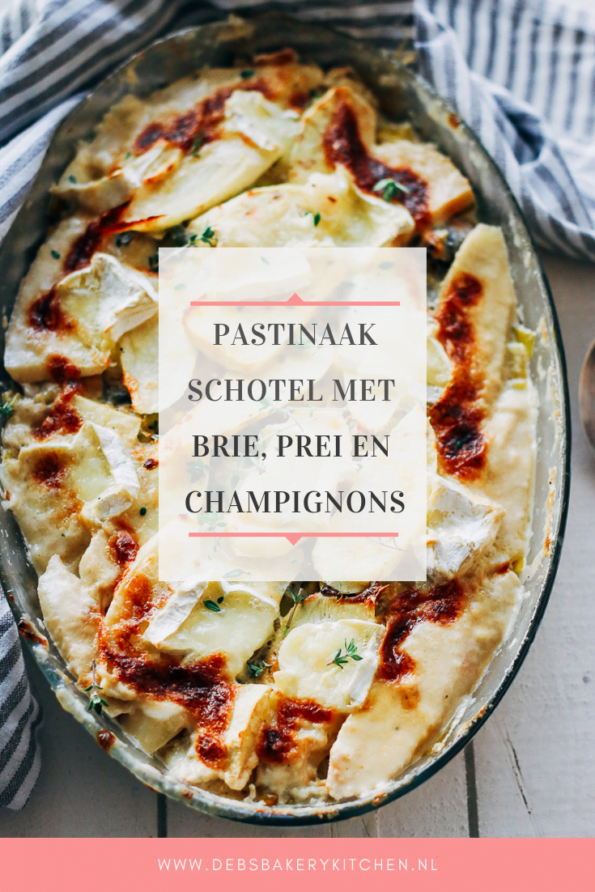 pastinaakschotel met brie