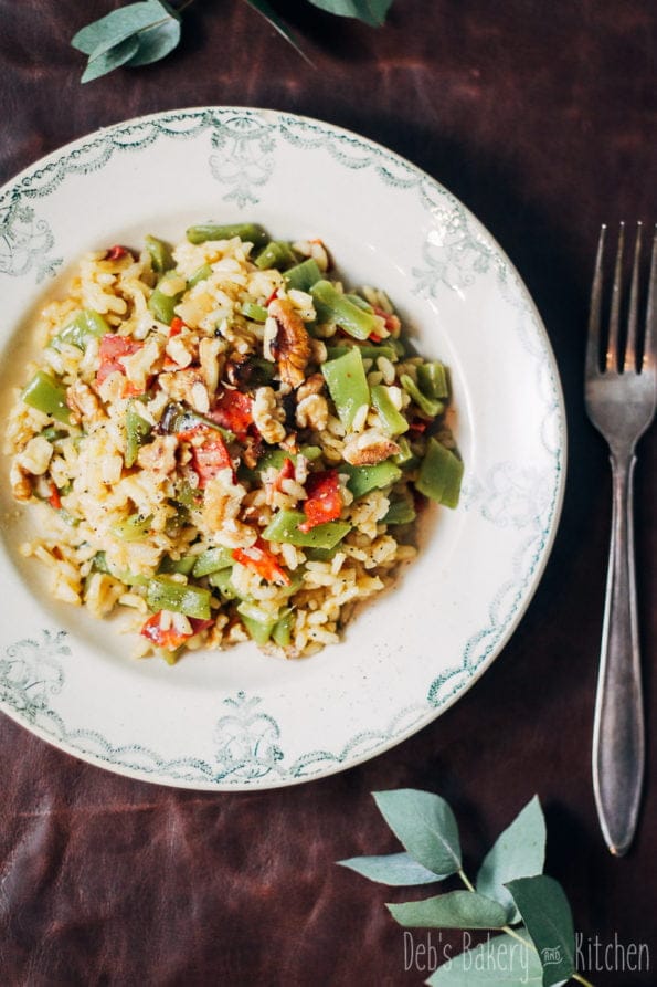 risotto met snijbonen en chorizo