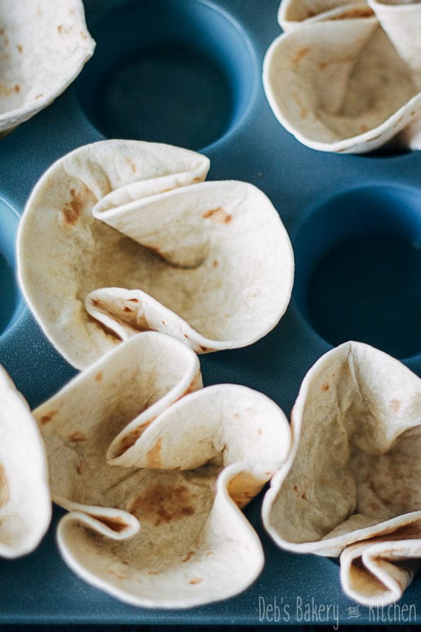 tortillacups met spicy bloemkool