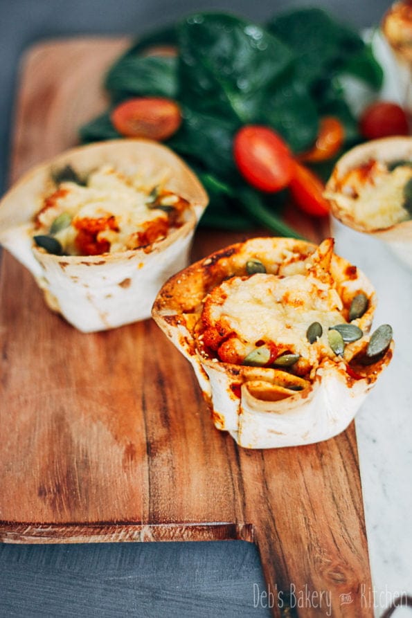 tortillacups met spicy bloemkool