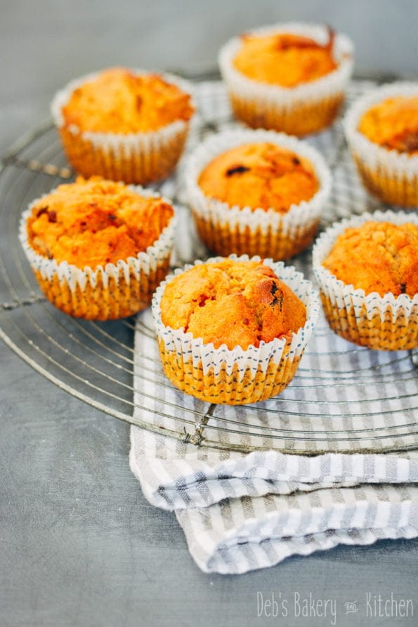 wortel-sultana muffins