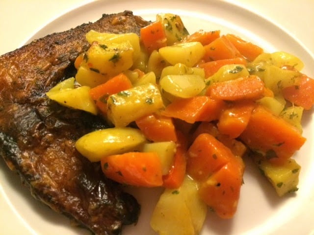 winterpeen en aardappelen met zelfgemaakte currykokossaus Lekker eten met Marlon