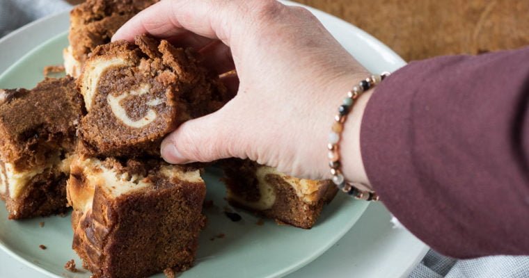 Double chocolate brownies