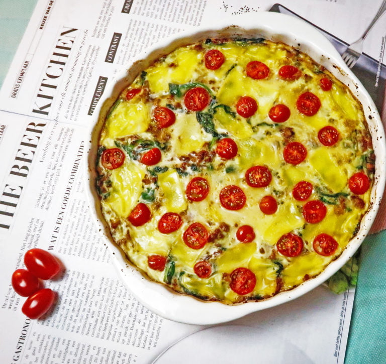 quiche met bloemkoolbodem priya loves food
