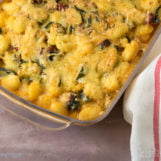 gnocchi ovenschotel met courgette en chorizo