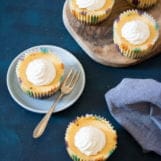 mini pompoen geitenkaas cakes