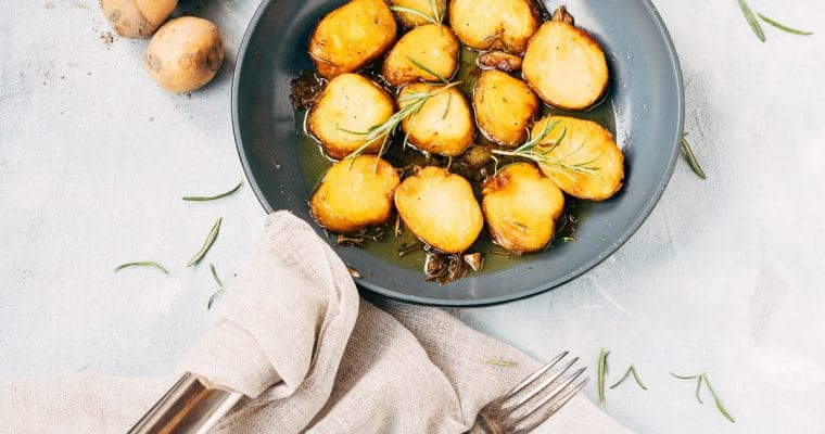 Fondant aardappels met rozemarijn