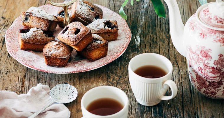 Hazelnoot kersen cakejes