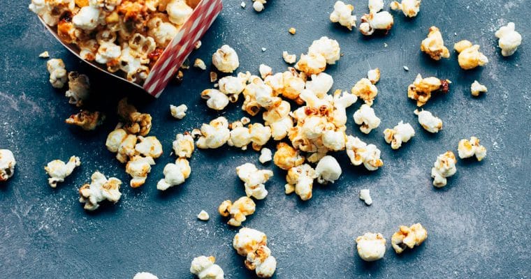 Gezouten karamel popcorn