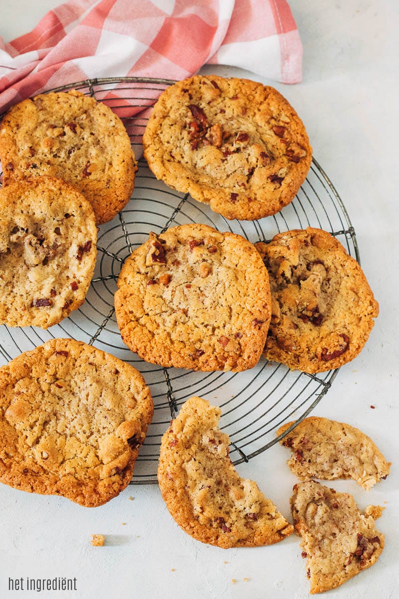 pecan karamel koeken met spek