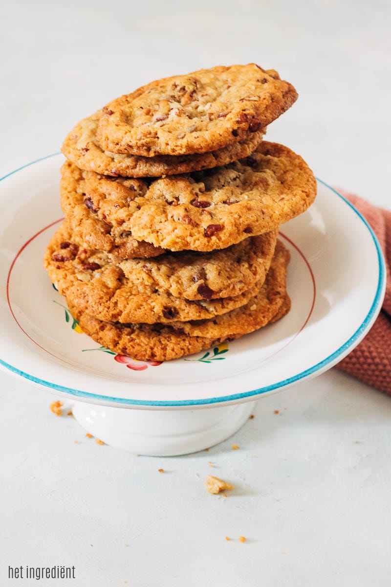 pecan karamel koeken met spek