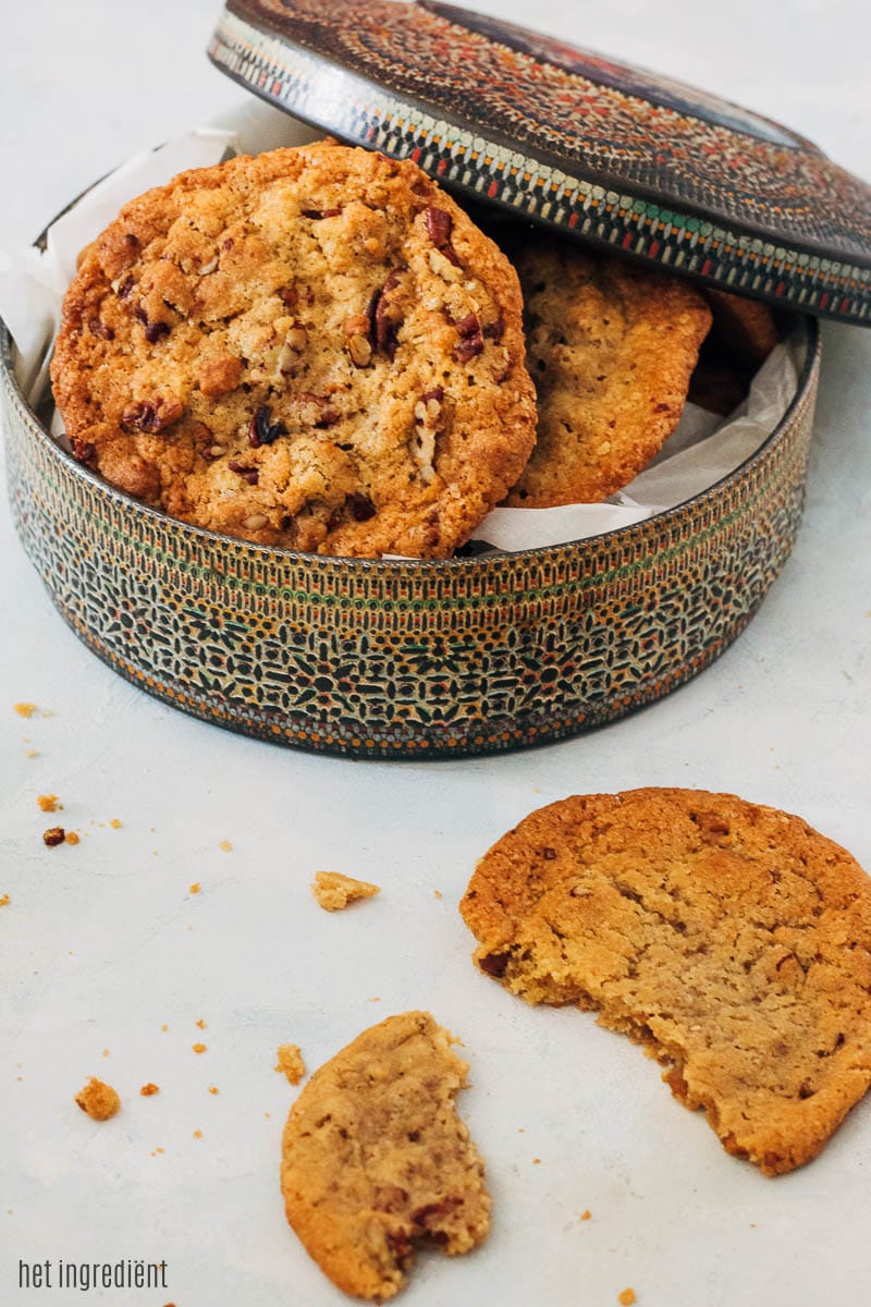 pecan karamel koeken met spek