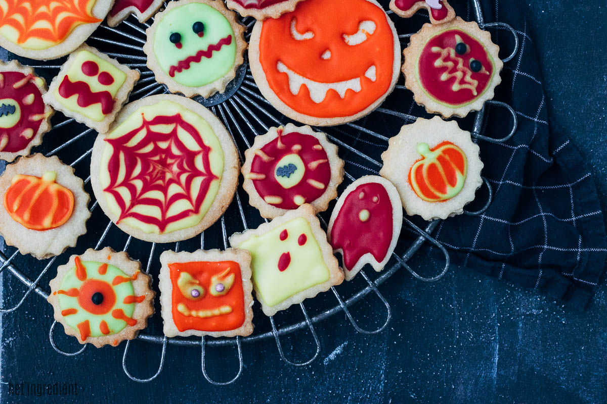 Halloween koekjes bakken en versieren