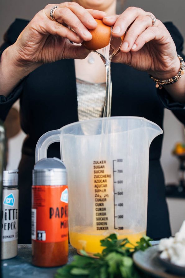 Frittata met Hollandse groenten en feta