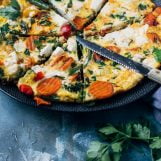 Frittata met Hollandse groenten en feta