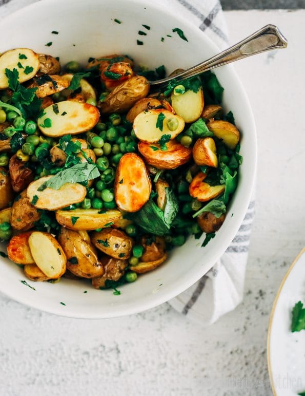 LAUWWARME KRIELTJES DOPERWTENSALADE