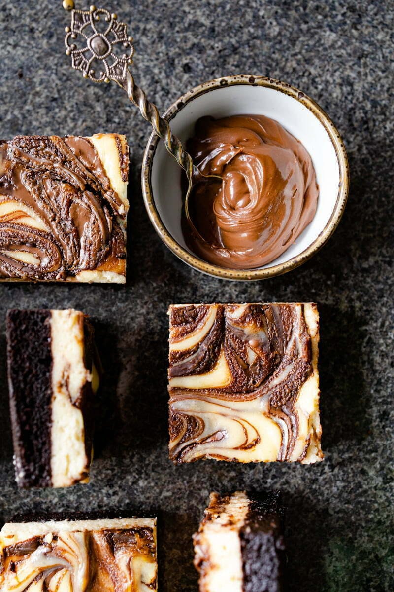 Nutella cheesecake brownies