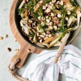 venkel met lamsoor en hazelnoten