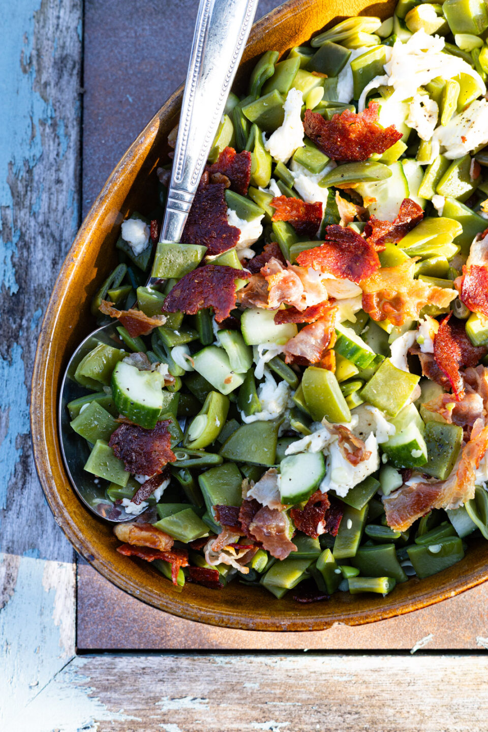snijbonensalade
