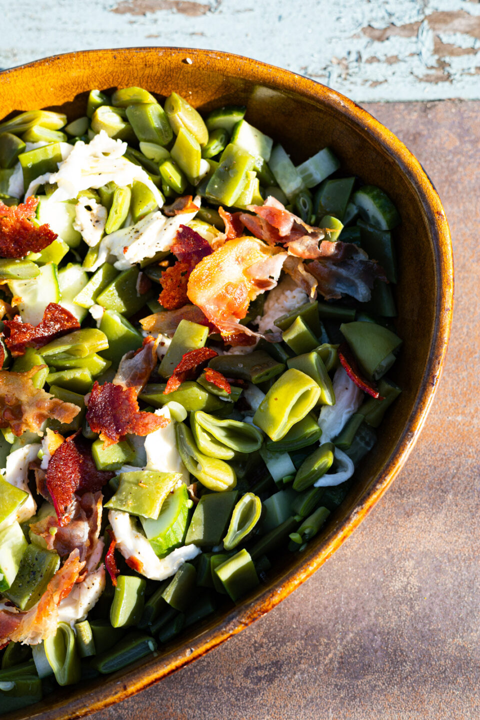 snijbonensalade